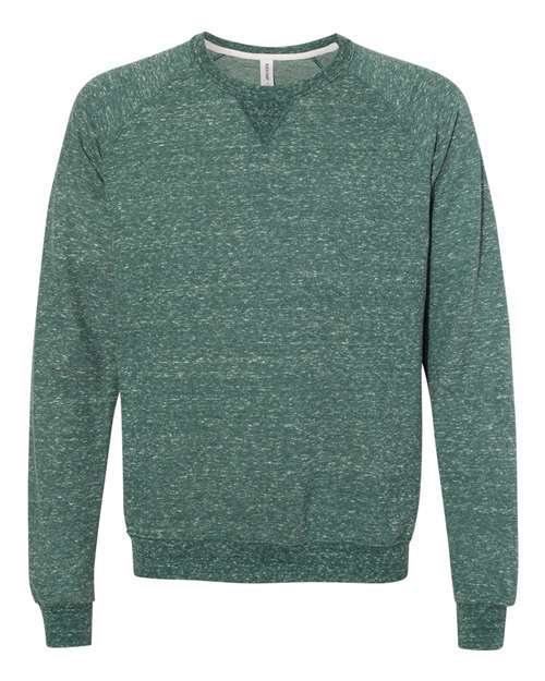 Snow Heather French Terry Crewneck Sweatshirt | USA Decoration