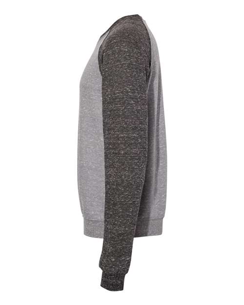 Snow Heather French Terry Crewneck Sweatshirt | USA Decoration