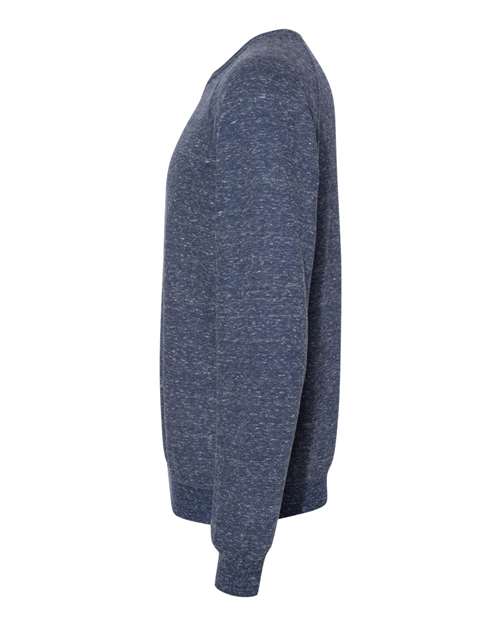 Snow Heather French Terry Crewneck Sweatshirt | USA Decoration