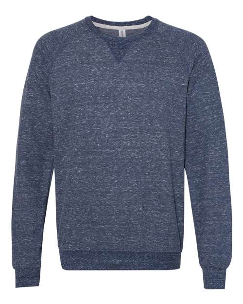 Snow Heather French Terry Crewneck Sweatshirt | USA Decoration