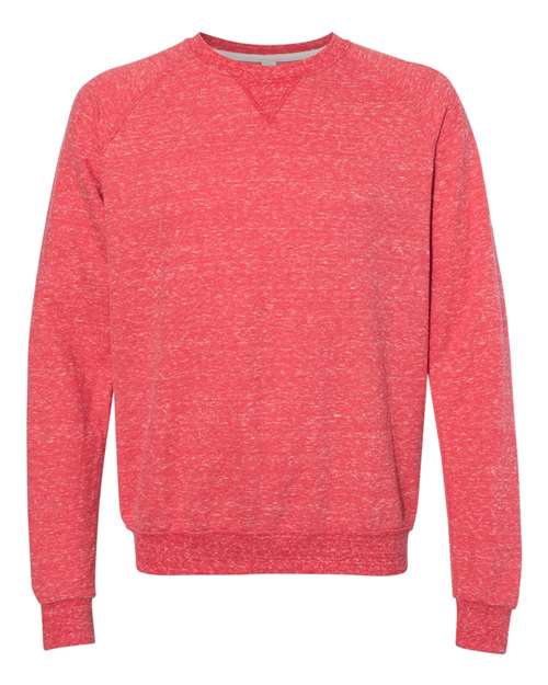 Snow Heather French Terry Crewneck Sweatshirt | USA Decoration