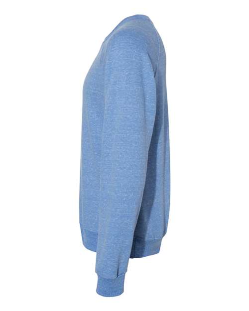 Snow Heather French Terry Crewneck Sweatshirt | USA Decoration