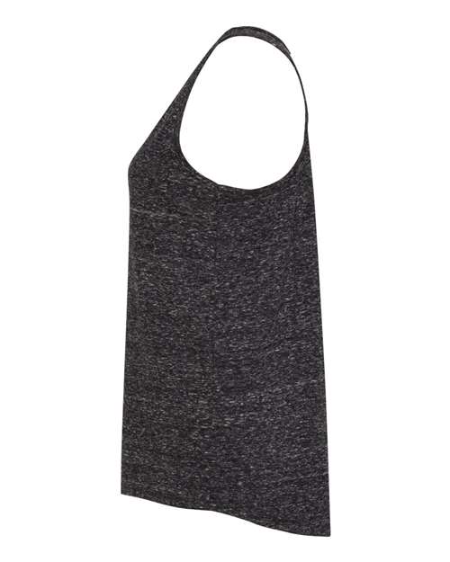 Women's Snow Heather Jersey Racerback Tank Top | USA Decoration