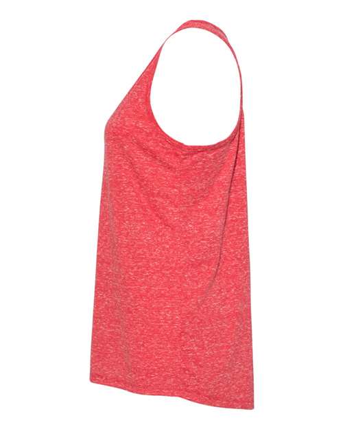 Women's Snow Heather Jersey Racerback Tank Top | USA Decoration