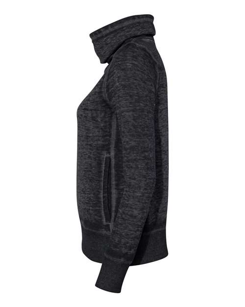 Women’s Zen Fleece Cowl Neck Sweatshirt | USA Decoration
