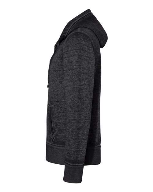 Vintage Zen Fleece Full-Zip Hooded Sweatshirt | USA Decoration
