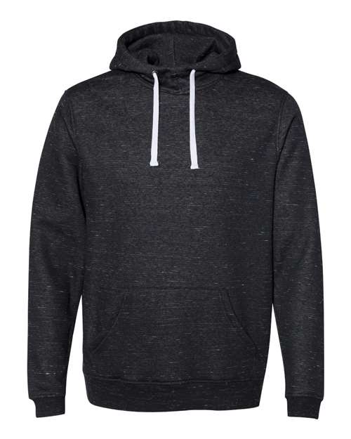 Mélange Fleece Hooded Sweatshirt | USA Decoration