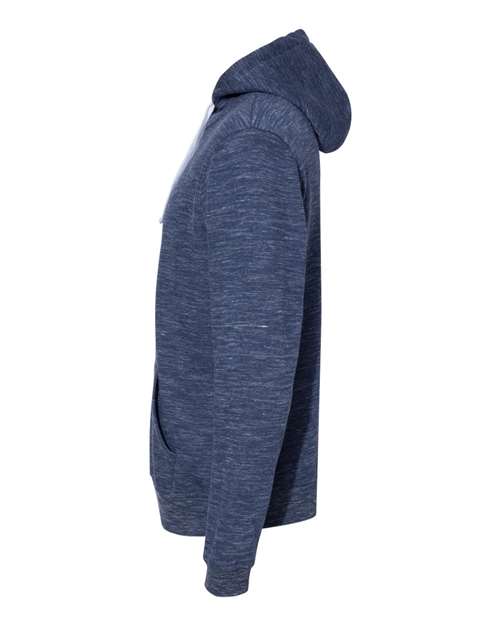 Mélange Fleece Hooded Sweatshirt | USA Decoration