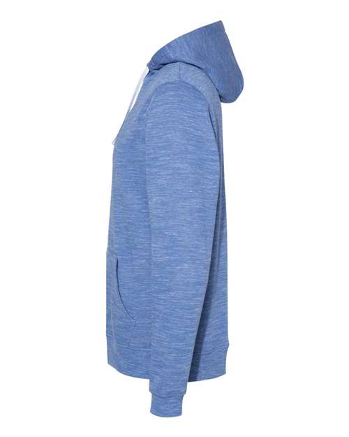 Mélange Fleece Hooded Sweatshirt | USA Decoration