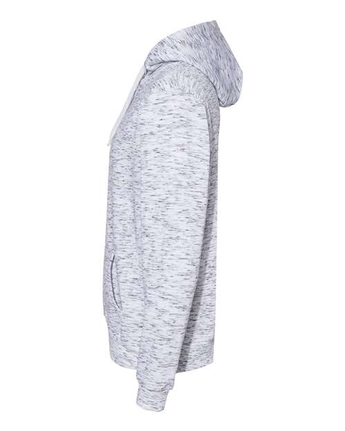 Mélange Fleece Hooded Sweatshirt | USA Decoration