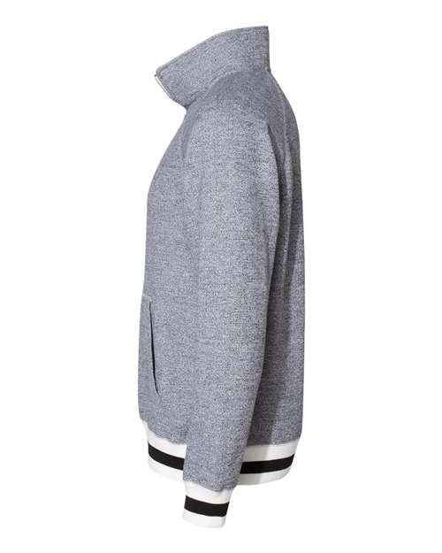 Peppered Fleece Quarter-Zip Sweatshirt | USA Decoration