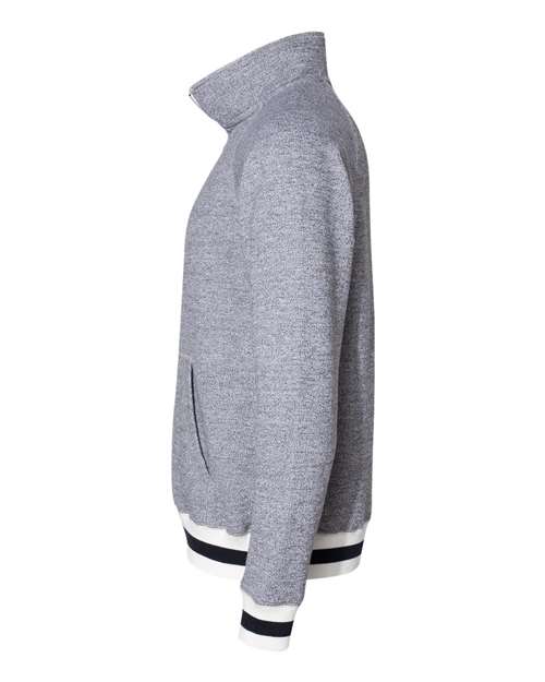 Peppered Fleece Quarter-Zip Sweatshirt | USA Decoration