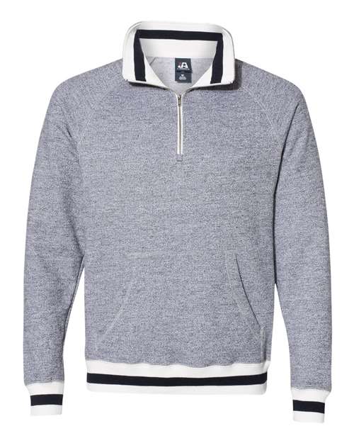 Peppered Fleece Quarter-Zip Sweatshirt | USA Decoration