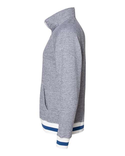 Peppered Fleece Quarter-Zip Sweatshirt | USA Decoration