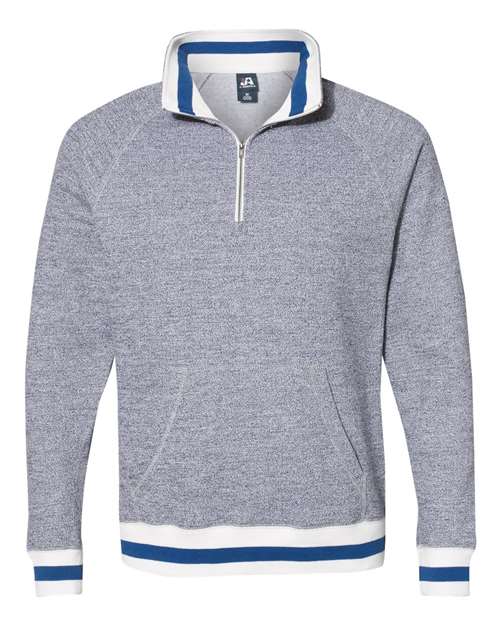 Peppered Fleece Quarter-Zip Sweatshirt | USA Decoration