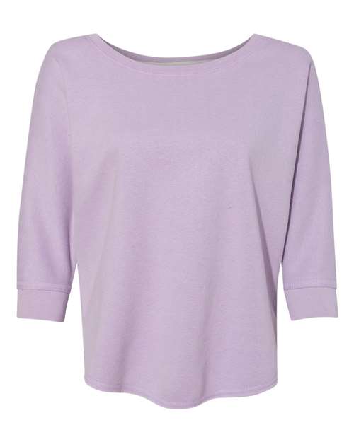 Women's Lounge Fleece Dolman Crewneck Sweatshirt | USA Decoration