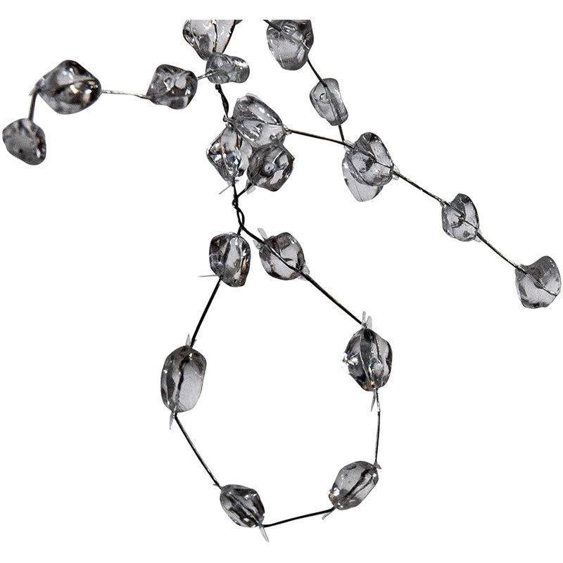 50 ft Christmas Tinsel Garland framing a front door