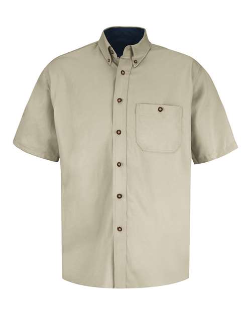 Short Sleeve 100% Cotton Dress Shirt | USA Decoration