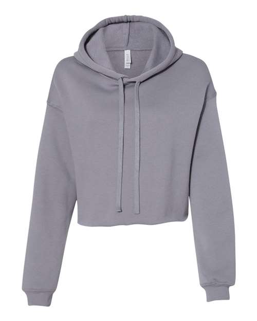 Women's Crop Fleece Hoodie | USA Decoration
