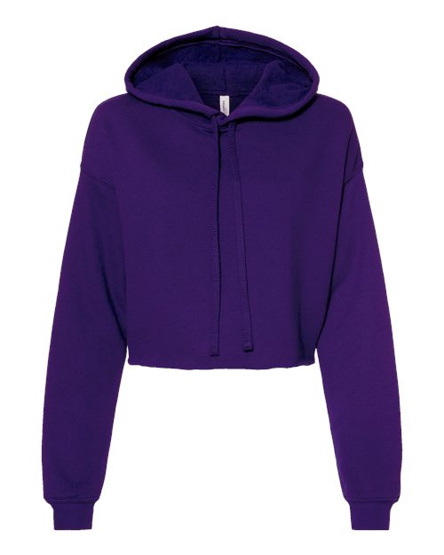 Women's Crop Fleece Hoodie | USA Decoration