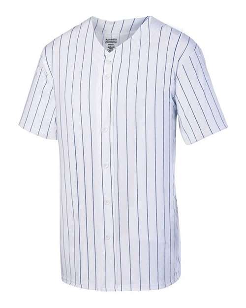 Youth Pinstripe Full Button Baseball Jersey | USA Decoration