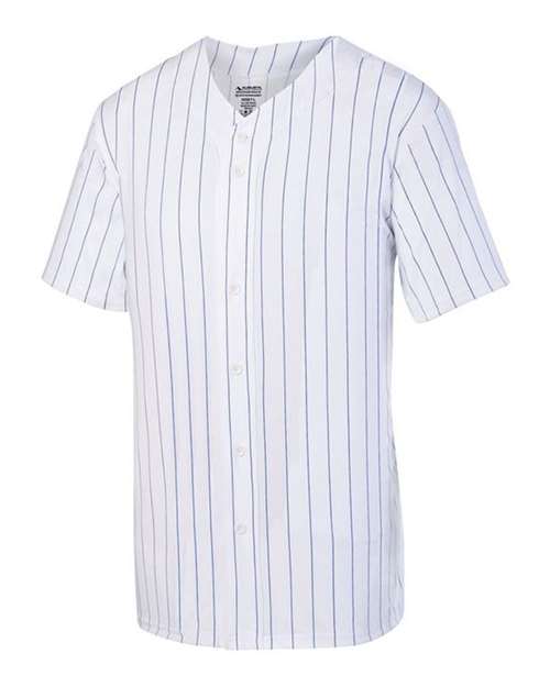 Youth Pinstripe Full Button Baseball Jersey | USA Decoration