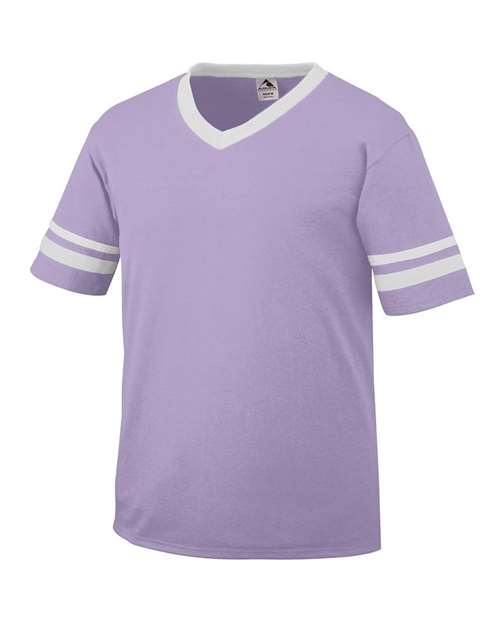 Youth V-Neck Jersey with Striped Sleeves | USA Decoration