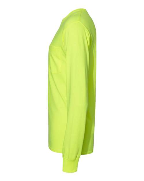 Workwear Long Sleeve Pocket T-Shirt | USA Decoration