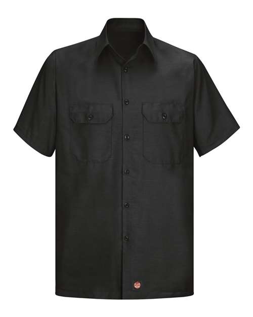 Ripstop Short Sleeve Work Shirt - Tall Sizes | USA Decoration