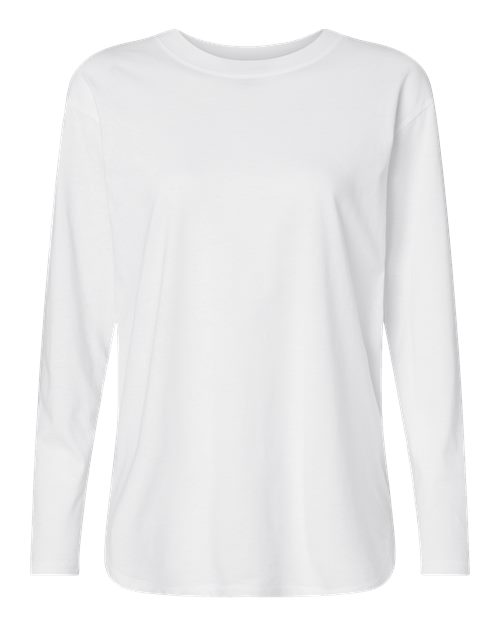 Women's Fine Jersey Long Sleeve Tee | USA Decoration