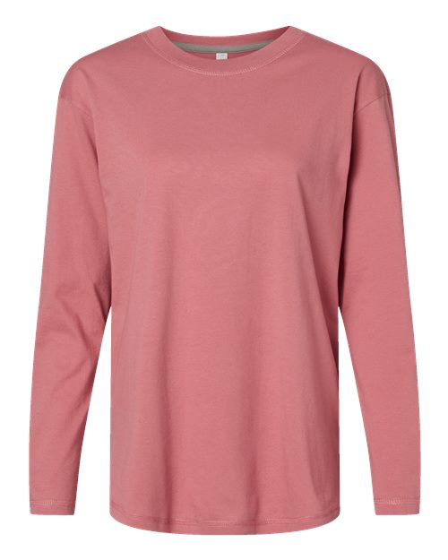 Women's Fine Jersey Long Sleeve Tee | USA Decoration
