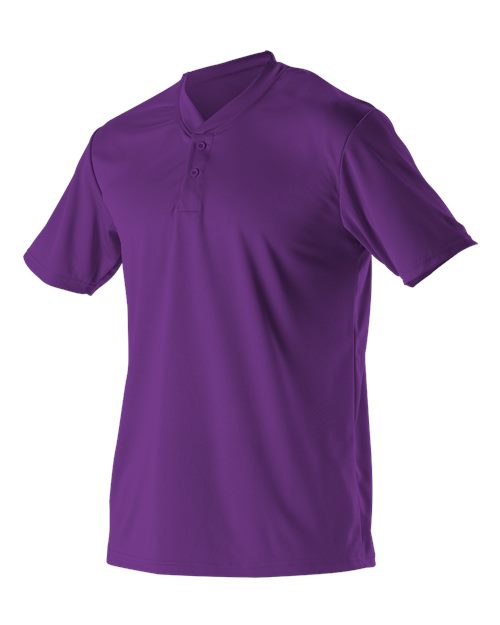 Baseball Two Button Henley Jersey | USA Decoration