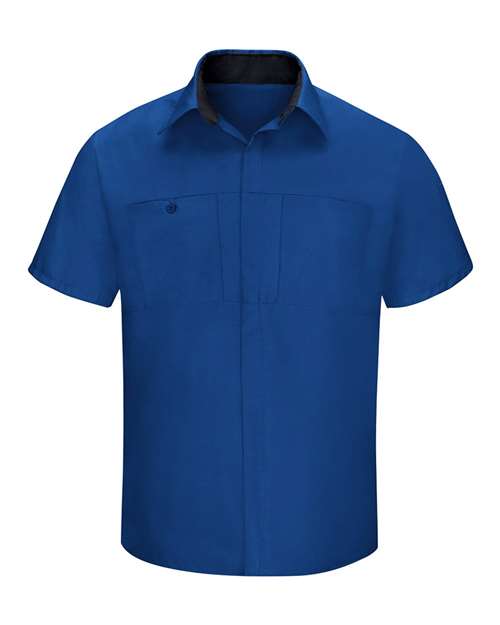 Performance Plus Short Sleeve Shirt with Oilblok Technology | USA Decoration
