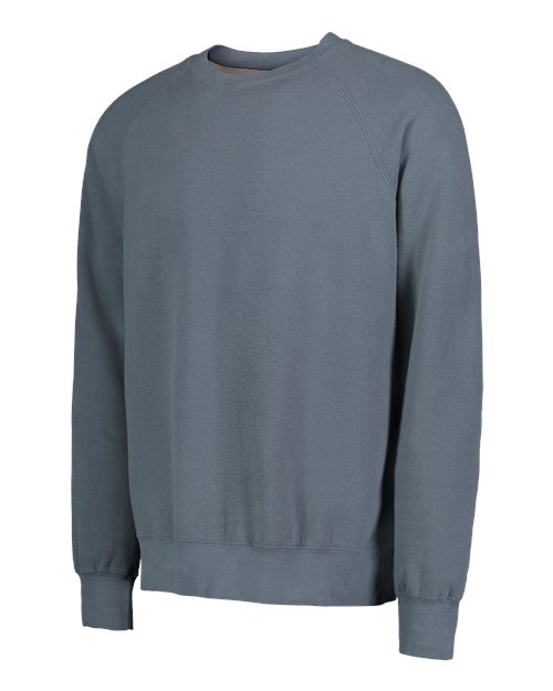 Vintage Fleece Raglan Crewneck Sweatshirt | USA Decoration