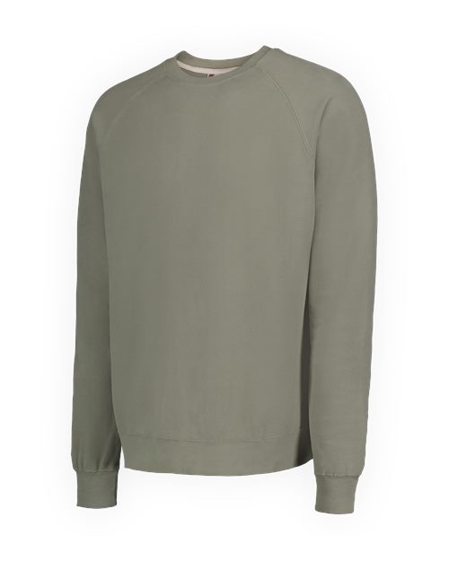 Vintage Fleece Raglan Crewneck Sweatshirt | USA Decoration