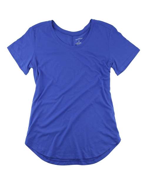 Women’s At Ease Scoop Neck Short Sleeve T-Shirt | USA Decoration