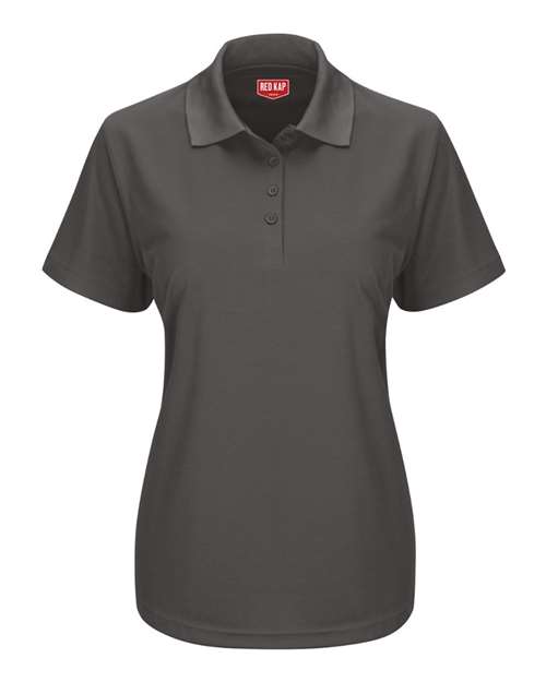 Women's Short Sleeve Performance Knit Pocketless Core Polo | USA Decoration