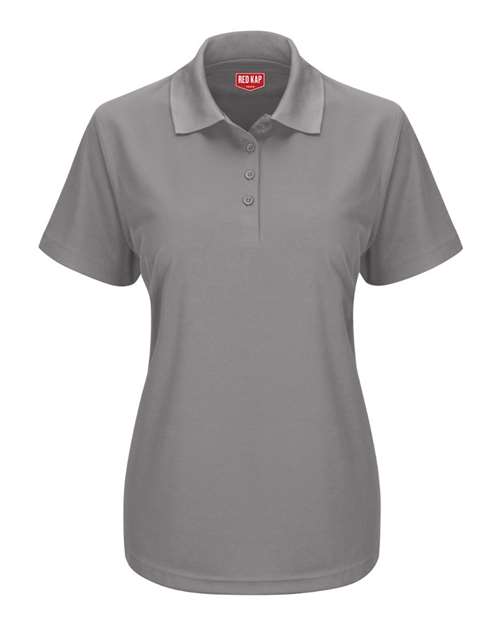 Women's Short Sleeve Performance Knit Pocketless Core Polo | USA Decoration