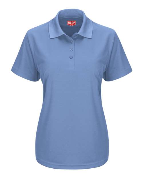 Women's Short Sleeve Performance Knit Pocketless Core Polo | USA Decoration