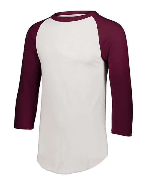 Three-Quarter Raglan Sleeve Baseball Jersey | USA Decoration