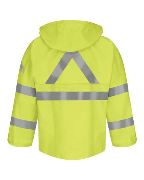 Hi-Visibility Flame-Resistant Rain Jacket | USA Decoration