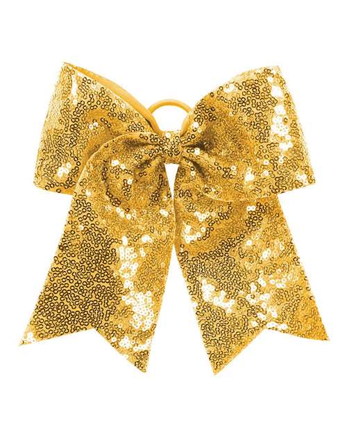Sequin Cheer Hair Bow | USA Decoration