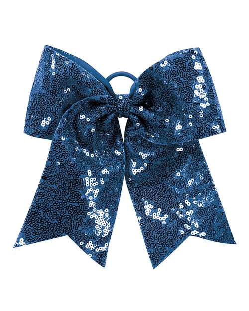 Sequin Cheer Hair Bow | USA Decoration