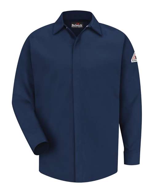 Concealed-Gripper Pocketless Long Sleeve Shirt - CoolTouch® 2 | USA Decoration