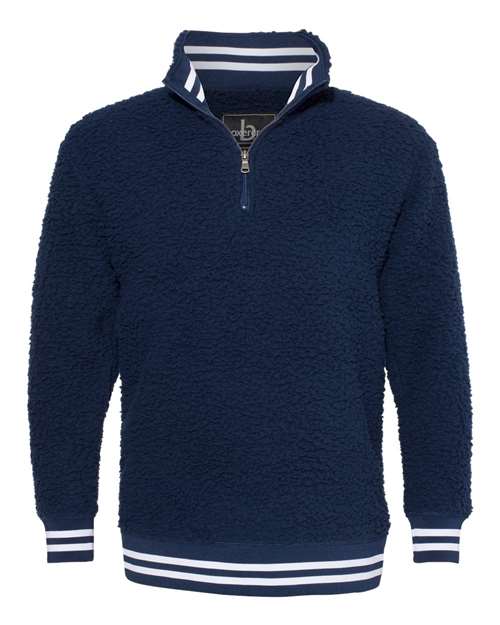 Varsity Sherpa Quarter-Zip Pullover | USA Decoration