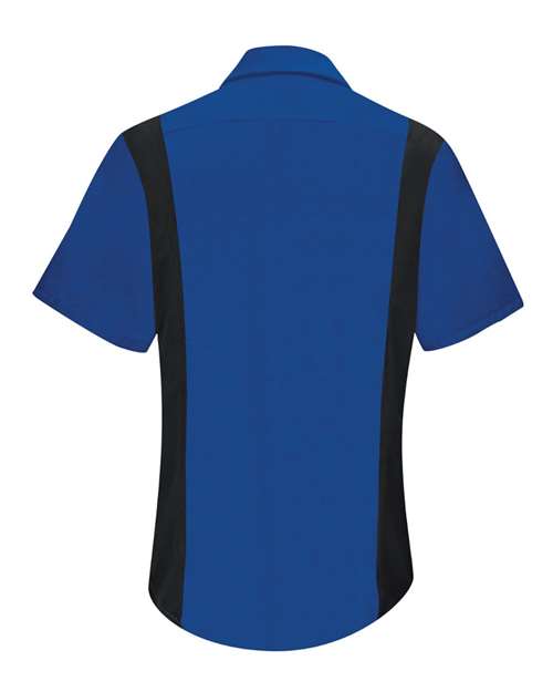 Women's Performance Plus Short Sleeve Shop Shirt with Oilblok Technology | USA Decoration
