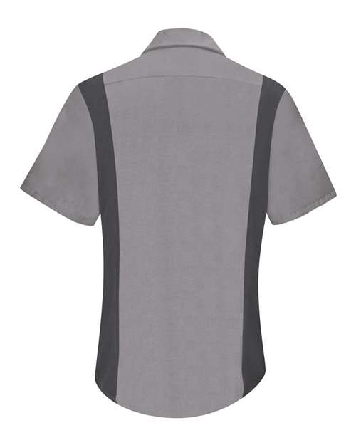 Women's Performance Plus Short Sleeve Shop Shirt with Oilblok Technology | USA Decoration