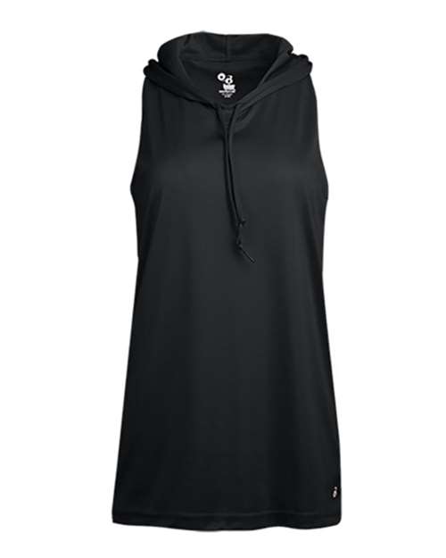 Women's B-Core Racerback Hooded Tank Top | USA Decoration