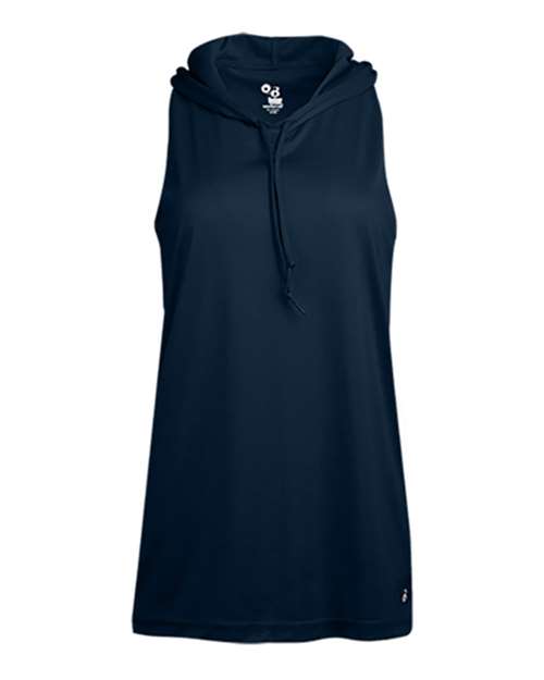 Women's B-Core Racerback Hooded Tank Top | USA Decoration