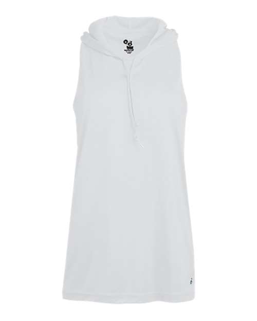 Women's B-Core Racerback Hooded Tank Top | USA Decoration
